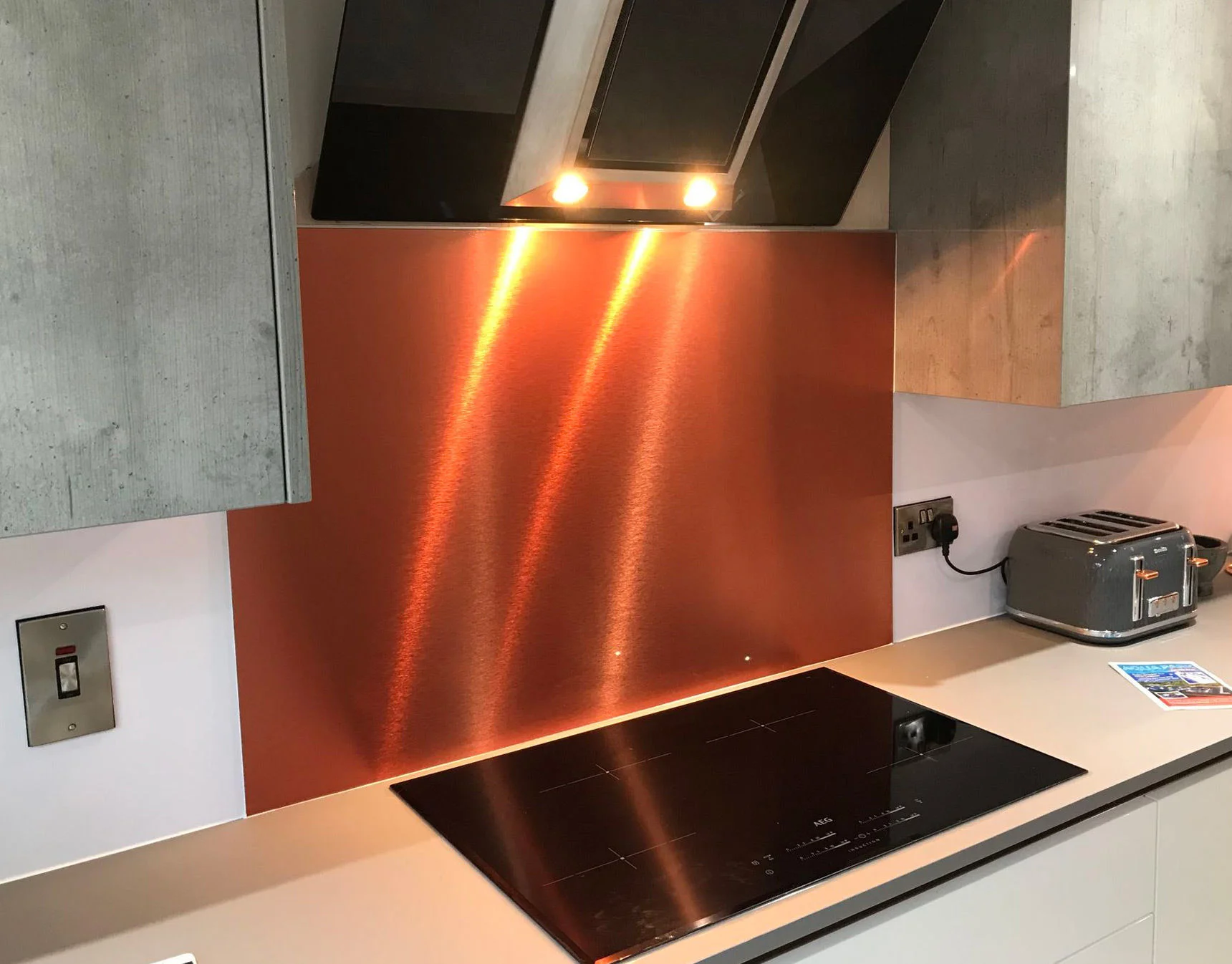 Copper Brushed Aluminium Composite Panel - Image 3