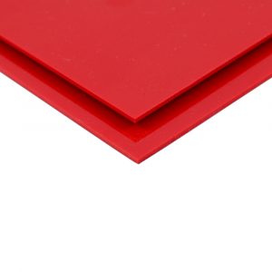Red Telbex Pressed PVC Sheet Wall Cladding