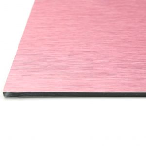 Pink Brushed Aluminium Composite Panel