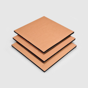 Copper Brushed Aluminium Composite Panel