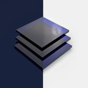 Blue Translucent Tinted Acrylic Sheet