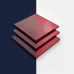 Red Translucent Tinted Acrylic Sheet