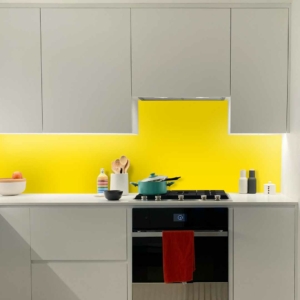 Yellow Acrylic Splashback (Gloss Finish)
