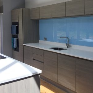 Perspex® Sweet Pastels Candy Floss Blue Splashback