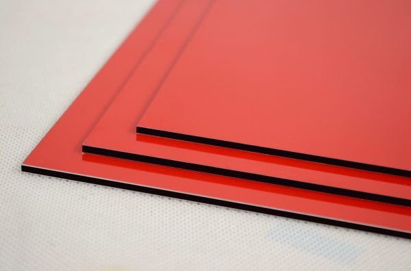 Red Dibond Aluminium Composite Panel