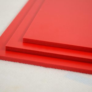 Red Foamex PVC Foam Board (Matte Finish)