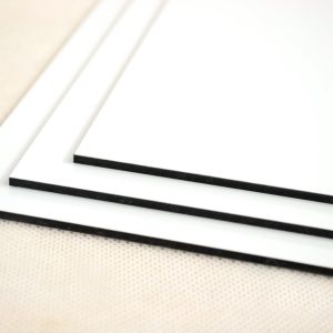 White Aluminium Composite Hoarding Board (Single Sided)
