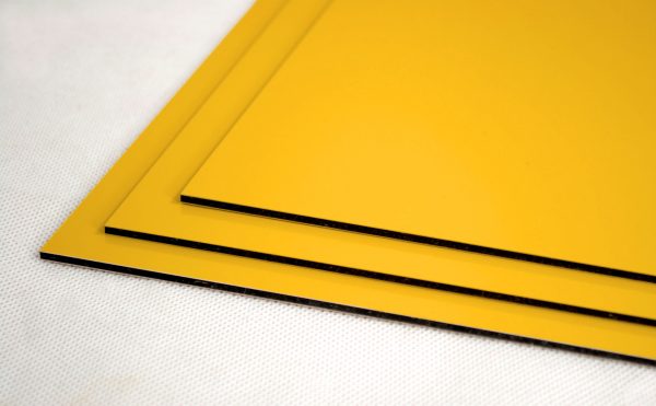 Yellow Dibond Aluminium Composite Panel
