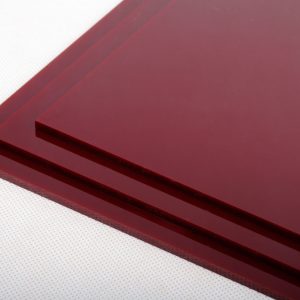 Deep Red Acrylic Sheet (Gloss Finish)