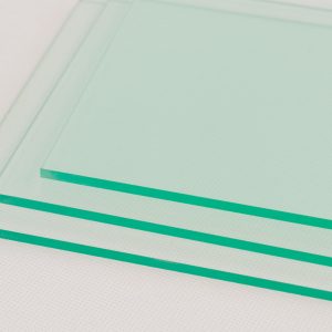 Cut To Size Glass Effect (Green Edge) Acrylic Fridge Shelf
