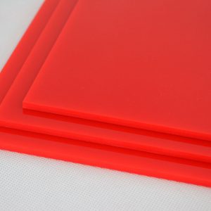 Red Cast Acrylic Discs (Gloss Finish)