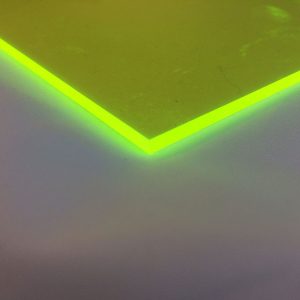 Fluorescent Green/Yellow Acrylic Sheet