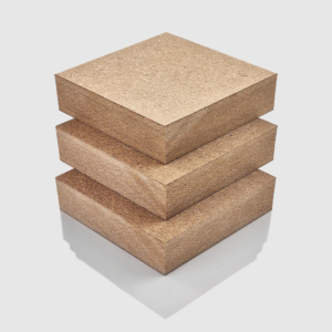 22mm thick MDF sheets stacked on top of each other, in an orderly arrangement.