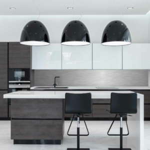 Brushed Aluminium (Silver Butler) Composite Splashback