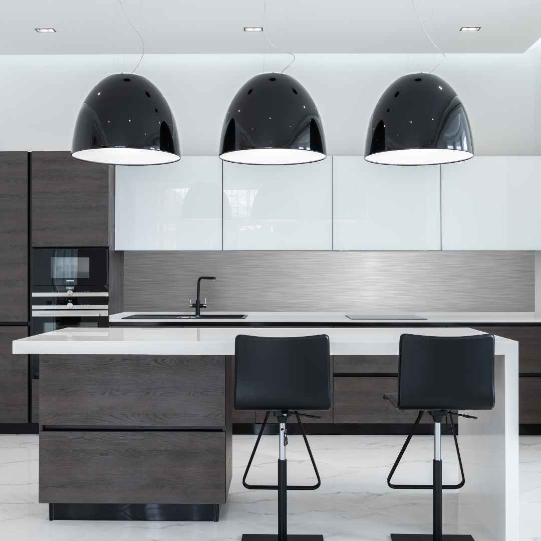 Brushed Silver Aluminium Splashback