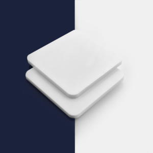 100% Recycled White Greencast Acrylic Sheet (Gloss Finish)