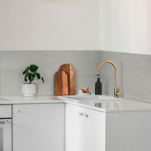 Brushed Steel AluSplash Splashback