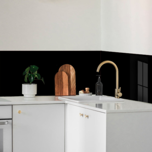 Black AluSplash Splashback