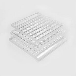 Clear Reeded Acrylic Sheet